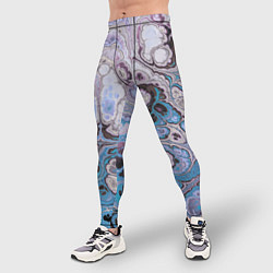 Тайтсы мужские Абстрактный узор, цвет: 3D-принт — фото 2