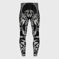 Мужские тайтсы Серые паттерны