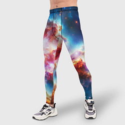 Тайтсы мужские The cosmic nebula, цвет: 3D-принт — фото 2