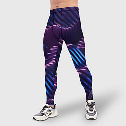 Тайтсы мужские Объемные пластины изгибающиеся, цвет: 3D-принт — фото 2