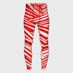 Тайтсы мужские Упавшая полоска, цвет: 3D-принт