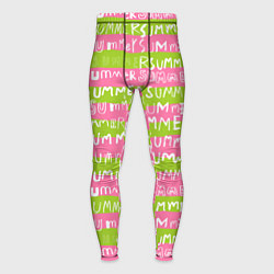 Тайтсы мужские Summer pattern, цвет: 3D-принт