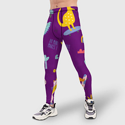 Тайтсы мужские No rules, цвет: 3D-принт — фото 2