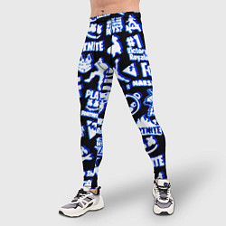Тайтсы мужские Fortnite neon game steel, цвет: 3D-принт — фото 2