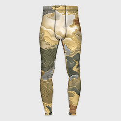 Мужские тайтсы Золотистый камуфляж