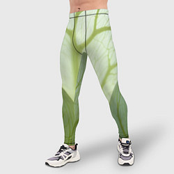 Тайтсы мужские Макро съемка листа, цвет: 3D-принт — фото 2