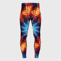 Мужские тайтсы Фрактальная узорная абстракция