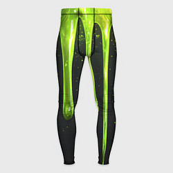Тайтсы мужские Слизь зеленая текстура, цвет: 3D-принт