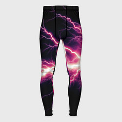 Тайтсы мужские Lightning pink, цвет: 3D-принт