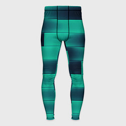 Мужские тайтсы Color light blue square