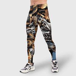 Тайтсы мужские Итальянские мемы брайнрот, цвет: 3D-принт — фото 2