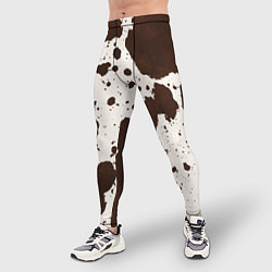 Тайтсы мужские Коровий принт, цвет: 3D-принт — фото 2