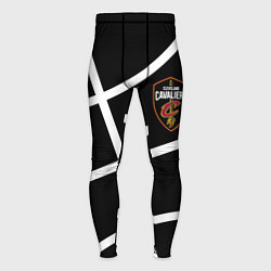 Тайтсы мужские Кливленд Кавальерс текстура мяча, цвет: 3D-принт