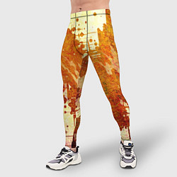 Тайтсы мужские Абстракция - sunspot, цвет: 3D-принт — фото 2