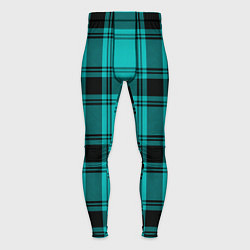 Тайтсы мужские Checkered blue, цвет: 3D-принт