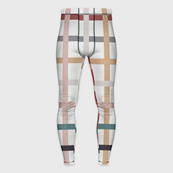 Мужские тайтсы Плетенка пастельная