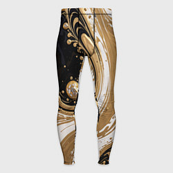 Мужские тайтсы Черный агат и жидкое золото