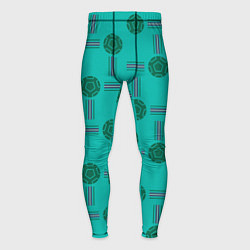 Мужские тайтсы Мячи и полосы