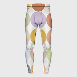 Тайтсы мужские Цветочный горошек, цвет: 3D-принт