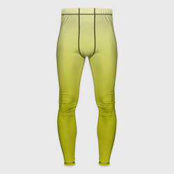 Мужские тайтсы Градиент лаймовый