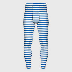 Мужские тайтсы Тельняшка десантника с полосами