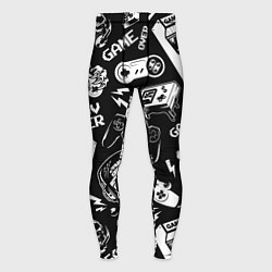 Тайтсы мужские Retro gamer pattern, цвет: 3D-принт