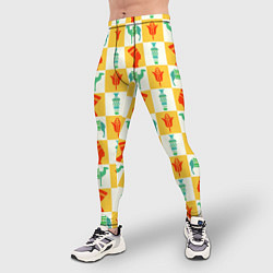 Тайтсы мужские Мотивы Египта, цвет: 3D-принт — фото 2