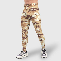 Тайтсы мужские Камуфляж армия, цвет: 3D-принт — фото 2
