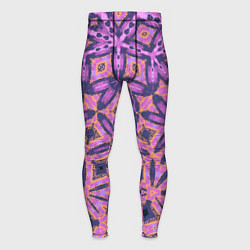 Мужские тайтсы Фиолетовая геометрическая метаморфоза