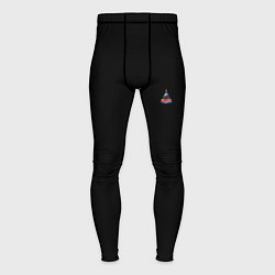 Тайтсы мужские Ёлка и компания, цвет: 3D-принт