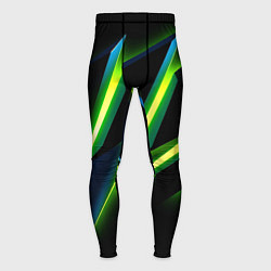 Мужские тайтсы Geometric neon