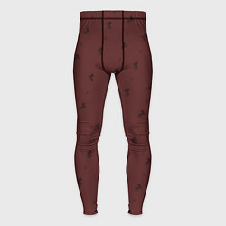 Тайтсы мужские Конь на фоне цвета гранж, цвет: 3D-принт