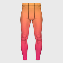 Мужские тайтсы Color orange pink