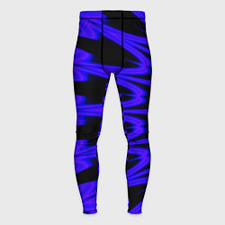 Тайтсы мужские Color neon blue, цвет: 3D-принт