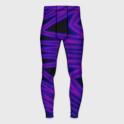 Тайтсы мужские Color neon blue, цвет: 3D-принт