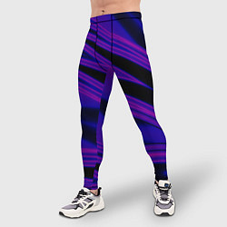 Тайтсы мужские Color multi-colored neon, цвет: 3D-принт — фото 2