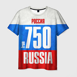 Футболка мужская Russia: from 750, цвет: 3D-принт