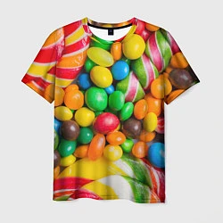 Мужская футболка Сладкие конфетки