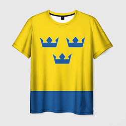 Мужская футболка Сборная Швеции: домашняя форма