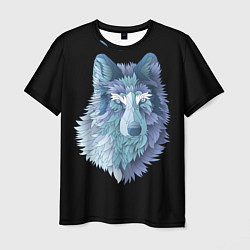 Мужская футболка Седой волк