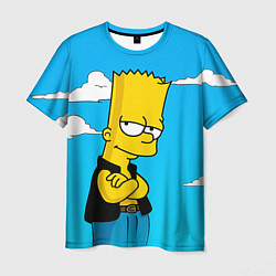 Мужская футболка Задумчивый Барт