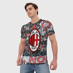 Футболка мужская Milan FC, цвет: 3D-принт — фото 2