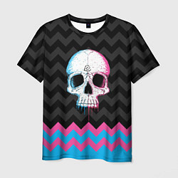 Мужская футболка Colored Skull