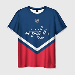 Футболка мужская NHL: Washington Capitals, цвет: 3D-принт
