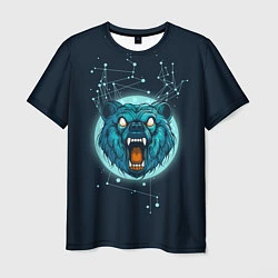 Мужская футболка Космический медведь