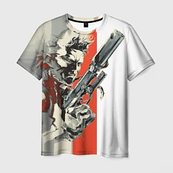 Мужская футболка Metal gear solid 3