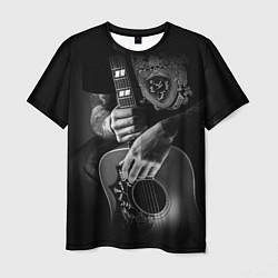 Мужская футболка Гитарист-рокер
