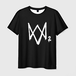 Мужская футболка Watch Dogs 2 лого