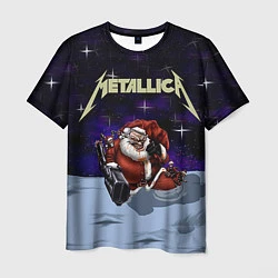 Футболка мужская Metallica: Bad Santa, цвет: 3D-принт