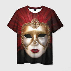 Мужская футболка Венецианская маска